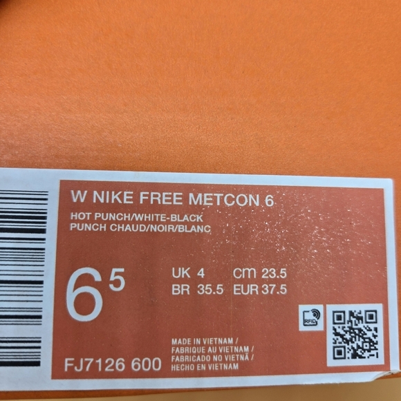 Nike Free Metcon 6 Women's Workout Shoes Size 6.5 - Picture 2 of 7